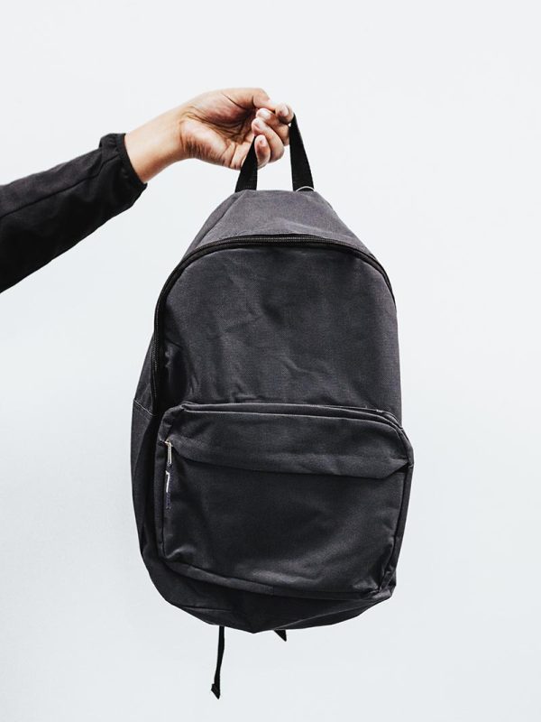 Ransel YogiKicks Basic Canvas – Hitam Kain